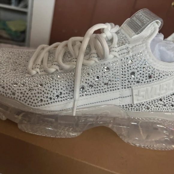 Steve Madden White Multicolor Sneakers - Picture 3 of 3